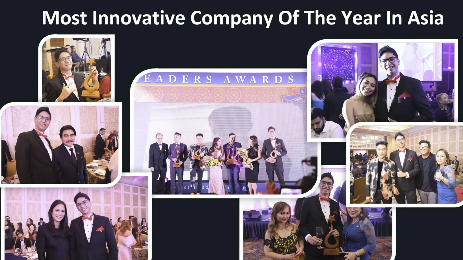 AACIO receiving the Most Innovative Company of the Year in Asia award