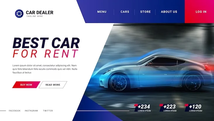 Automotive sales and services funnels example