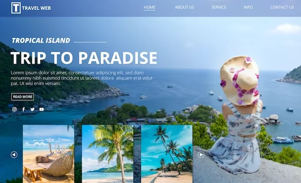 Travel and tourism funnels example